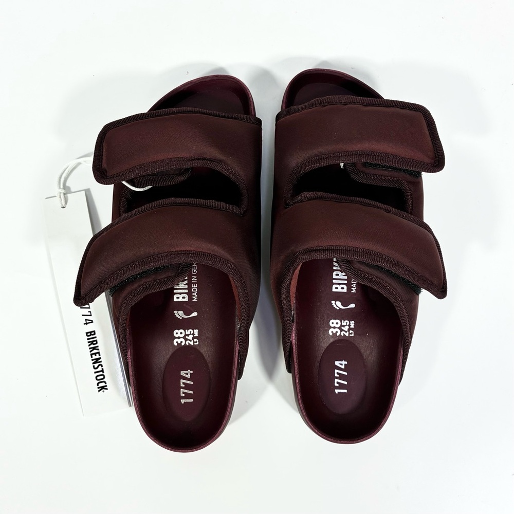 Birkenstock 1774 Arizona Cosny Nylon Sandals Port Royale 38 7 NEW Monochromatic - Picture 13 of 16